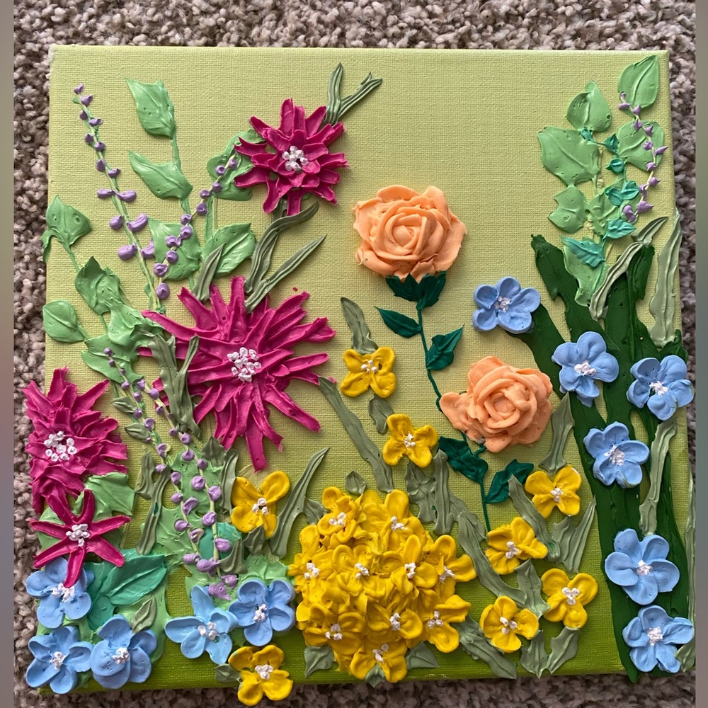 3D acrylic painting